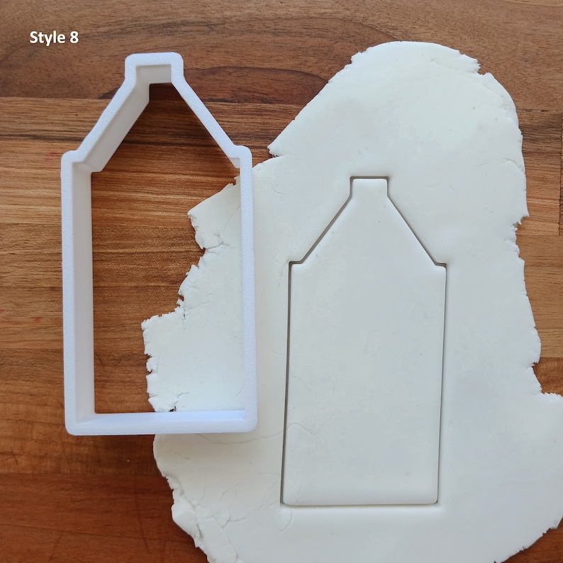 Dutch Gable Gingerbread House Home Cookie Cutter Biscuit Pastry Fondant Stencil Christmas Tall House image 10