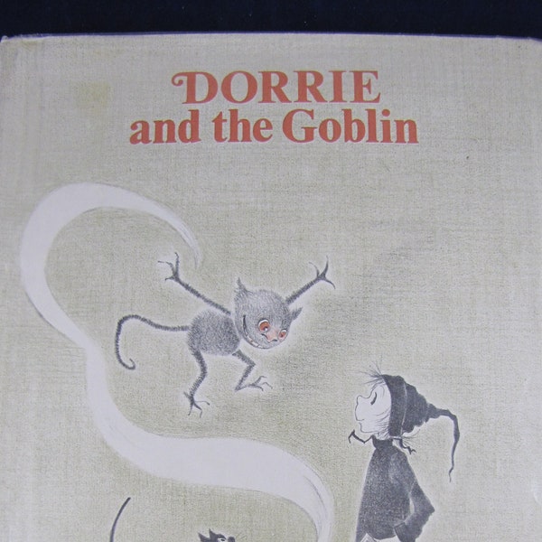 Dorrie and the Goblin // 1972 Hardback w Jacket-Cover // Scarce Title // Children's Picture book // Halloween fantasy Cats, witch read-aloud
