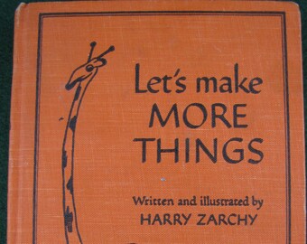 Let's Make More Things, 1943 Children's Craft Book