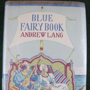 The Blue Fairy Book // 1966 Hardback w Jacket // Children&#39;s fairy tales // Short stories, anthology, folio society, Andrew Lang, Read-aloud