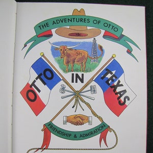 Otto in Texas // 1959 Hardback 1st Ed // Not-xlib // Children&#39;s Adventure, Animals and dogs, outlaws and il rustlers, Newbery author