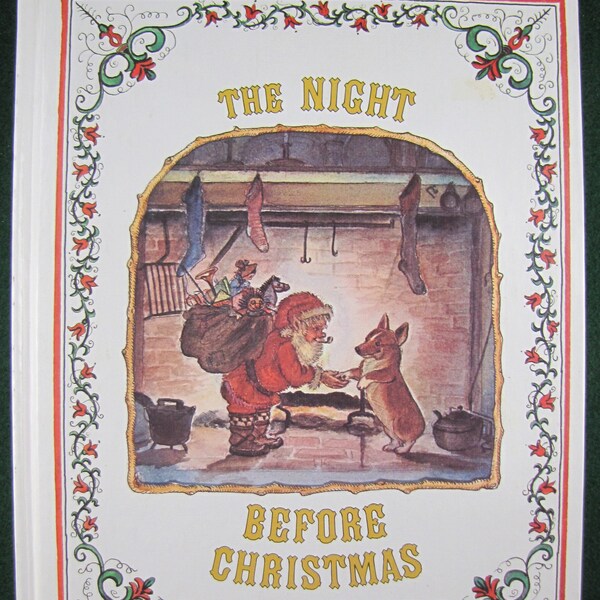 The Night Before Christmas // 1975 Hardback, 1st Ed // Tasha Tudor // Giftable // Children's Classic Christmas Story // Read-aloud