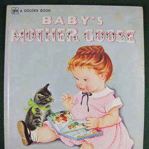 Baby's Mother Goose // 1978 Hardback // Eloise Wilkin Illustrator, Golden book, nursery rhymes, picture book, collection, read-aloud