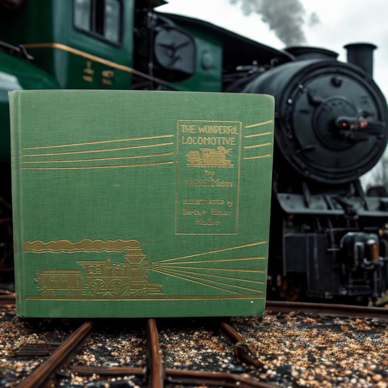 The Wonderful Locomotive // 1929 Hardback // Railroad Adventures ...