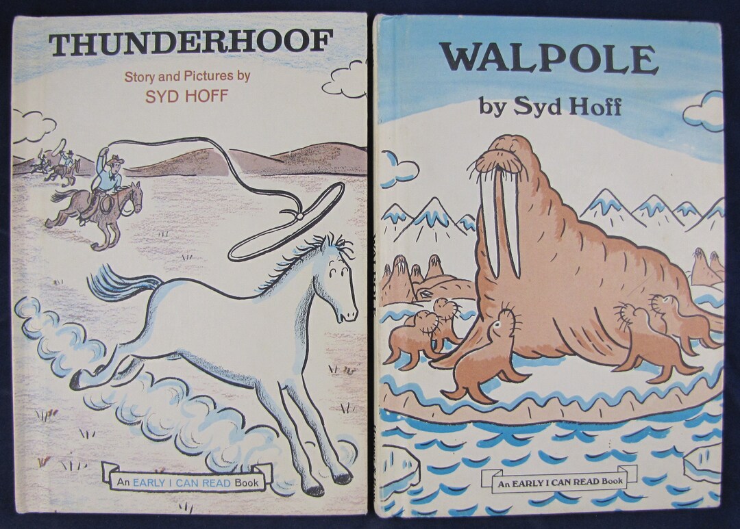 Walpole & Thunderhoof // 1970's Early I Can Read Hardback, GIFTABLE // Syd Hoff // Picture Book