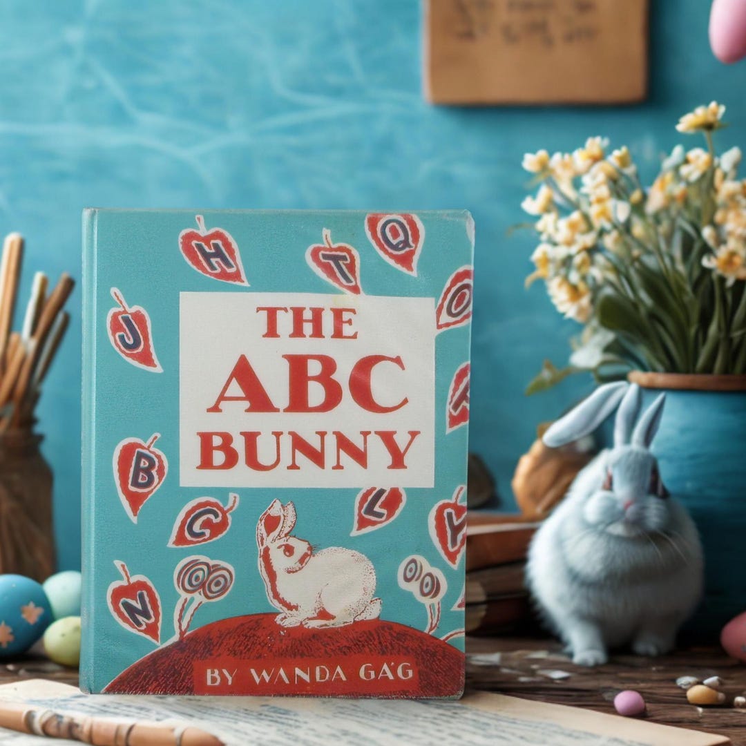 The ABC Bunny // 1933 Hardback // Children's Picture Book //newbery ...