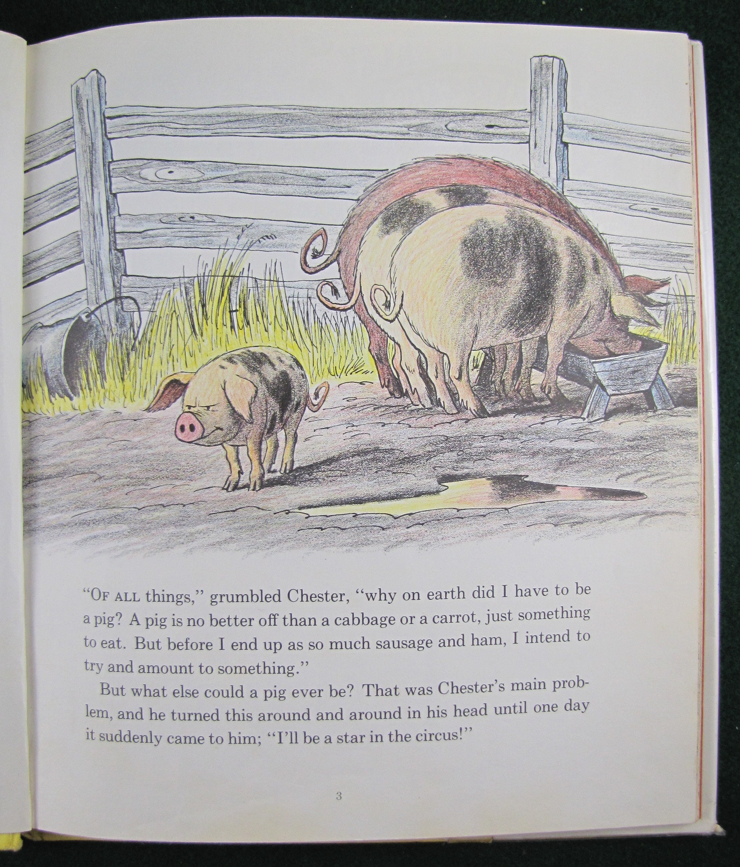 thumbnail image 2 of "Chester The Worldly Pig" By Bill Peet - Paperback Picture Book (Acceptable Condition) 2 of 12