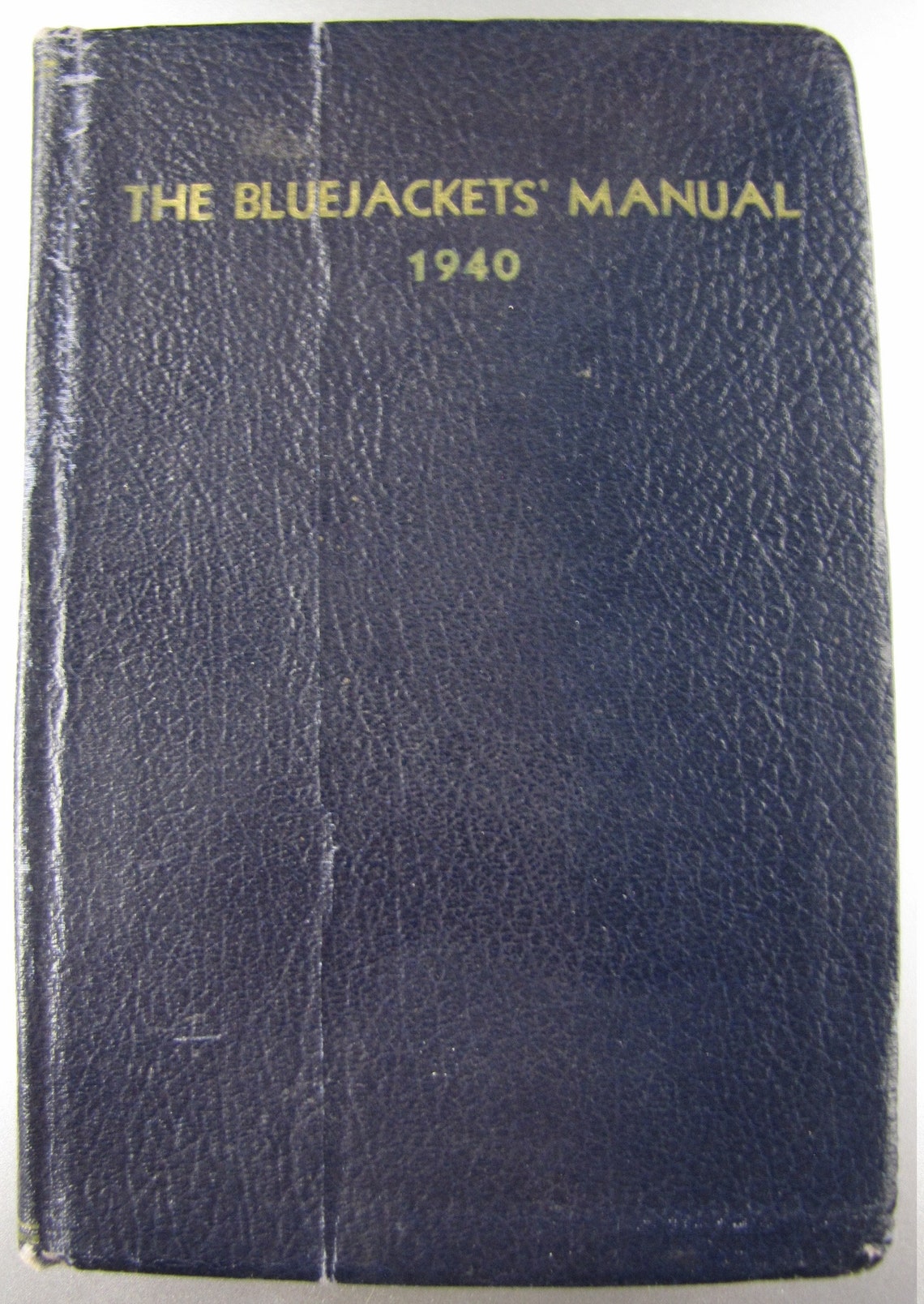 The Bluejackets' Manual // 1940 Leather softback // | Etsy