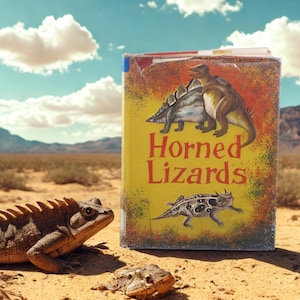 Horned Lizards Book, 1957 Hardback, Southwest Wildlife