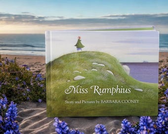Miss Rumphius // 1982 Hardback// Barbara Cooney // Picture book // Caldecott Author // Lupine Lady // New England Seashore Adventure**