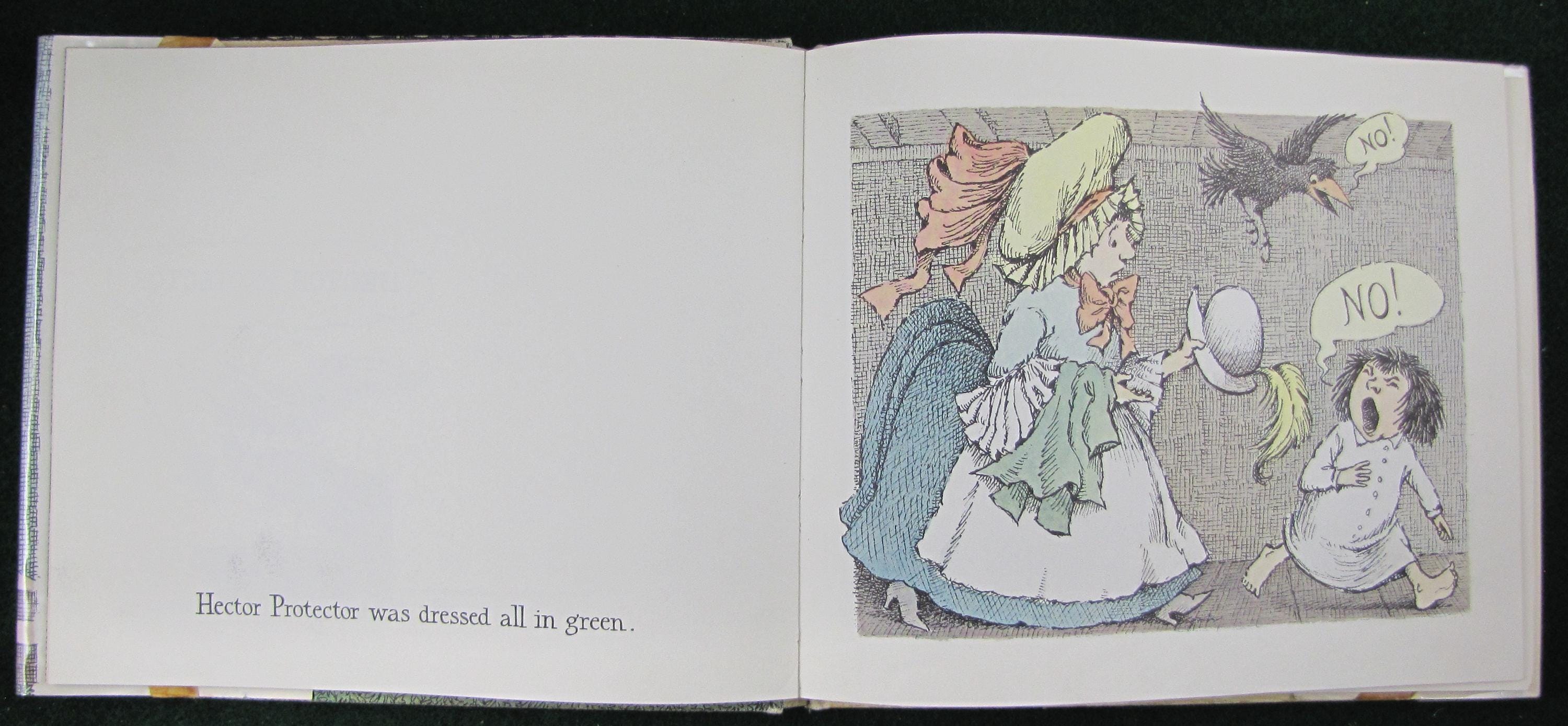 hector protector was dressed all in green Hector Protector, an Illustrated and Singable Mother Goose Nursery Rhyme