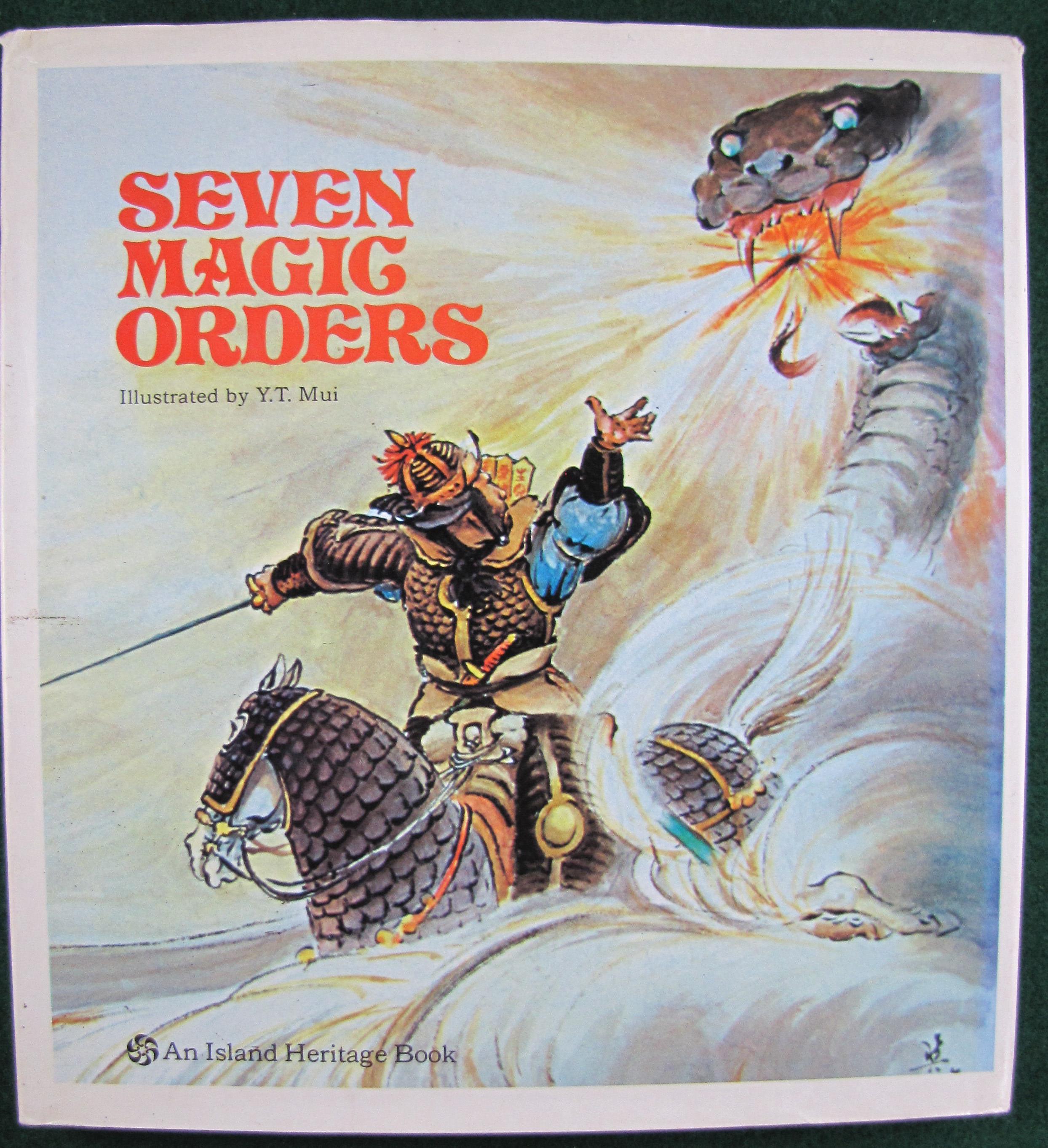 Seven Magic Orders // 1973 Hardbook W Jacket // an Island