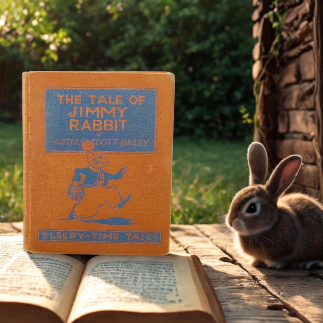 Swl Jimmy The Rabbit The Tale of Jimmy Rabbit, 1919 Hardback Children's Book - Etsy