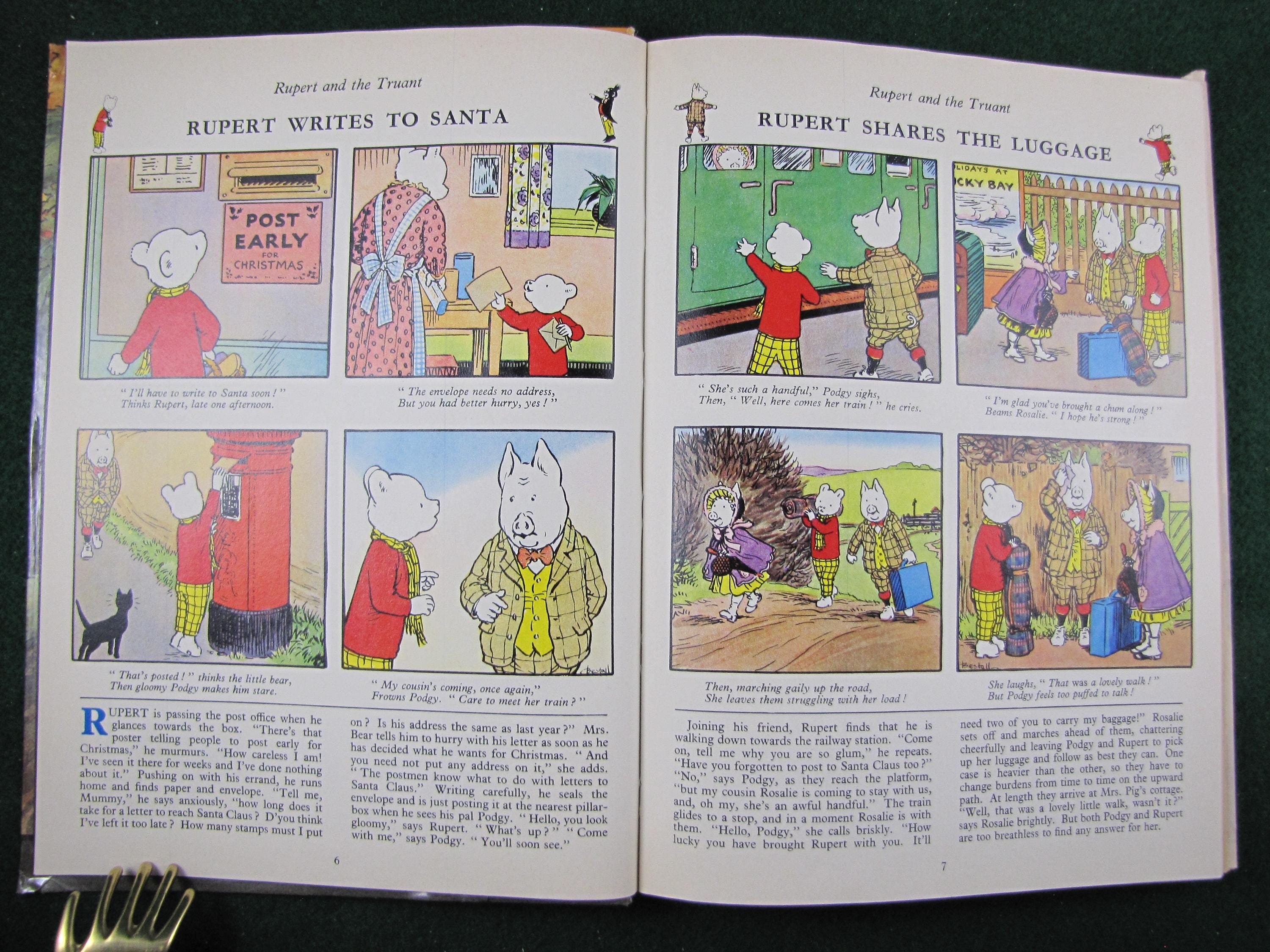 Rupert Annual #33 – Children's Comic Book, Magic Painting Pages, 1968 ...