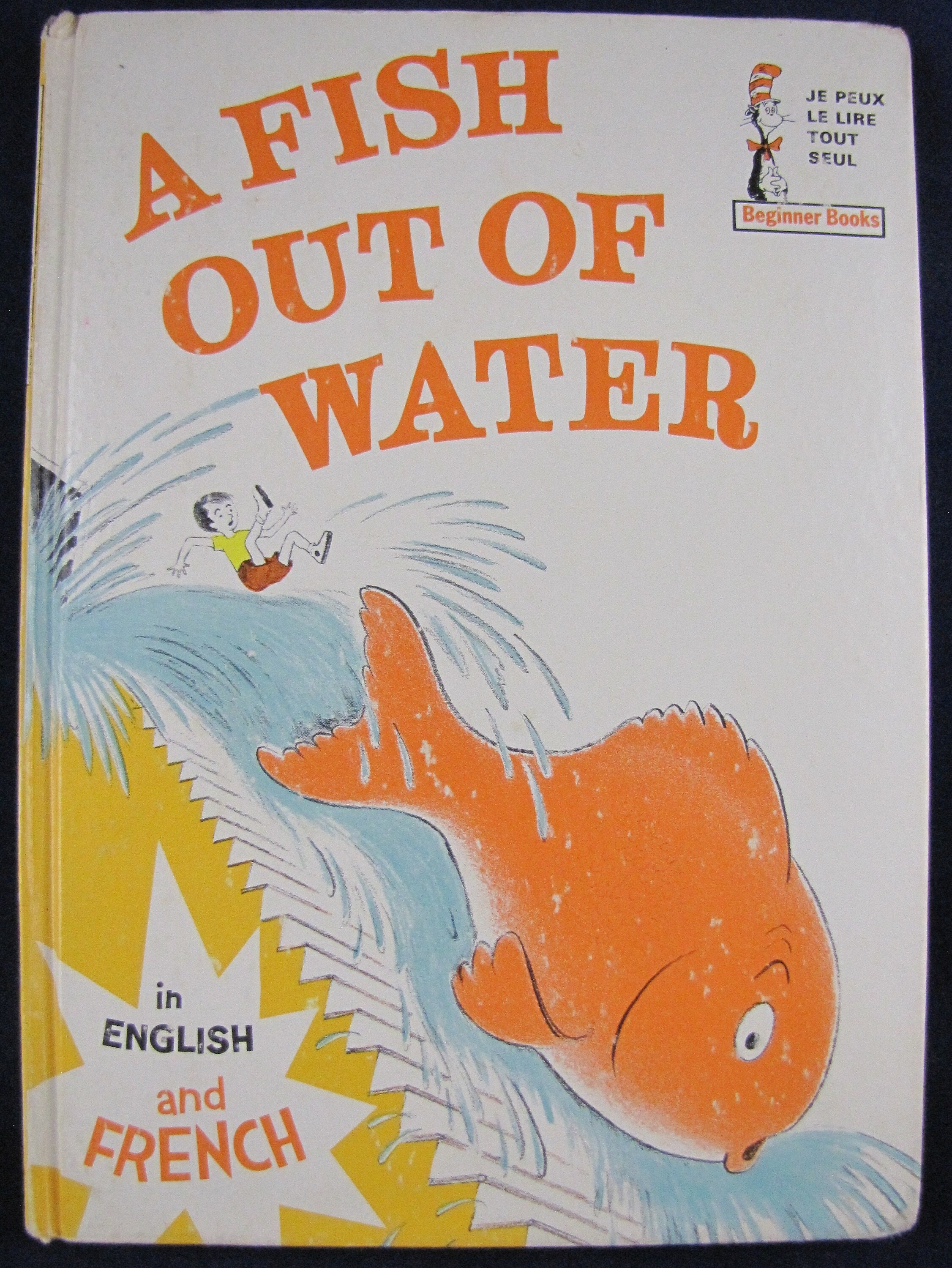 A Fish Out of Water in English and French // 1967 Hardback // Children's  Early Reader // Goldfish, Dr Seuss, Learn French, Read-aloud 