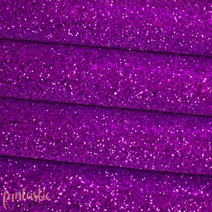 Purple Chunky Glitter Fabric Sheet Premium Quality