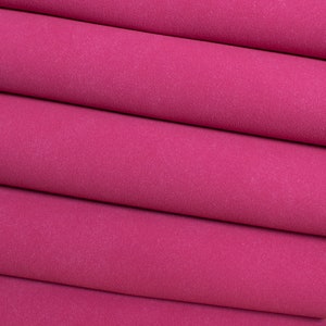 Bright Pink Faux Suede - Faux Suede Fabric Sheet