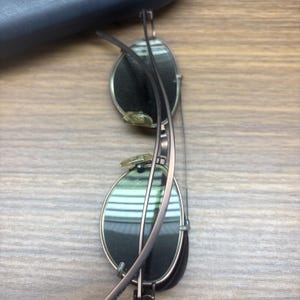 Yohji Yamamoto 52-7101 Vintage EYEglasses Sunglasses Made in Japan w/Case image 4