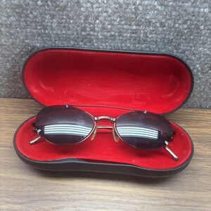 Yohji Yamamoto 52-7101 Vintage EYEglasses Sunglasses Made in Japan w/Case image 12