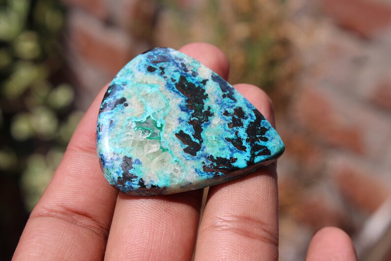 Chrysocolla gemstone | NATURAL Chrysocolla Chrysocolla cabochon Handmade Chrysocolla