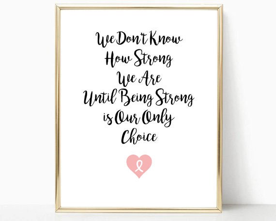 Bravery Quotes Glass Block, Inspirational Gifts for Cancer Patients, S –  Unique Prints