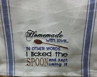 EMBROIDERED TEA TOWEL