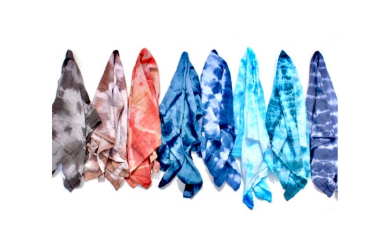 tie dye muslin swaddle