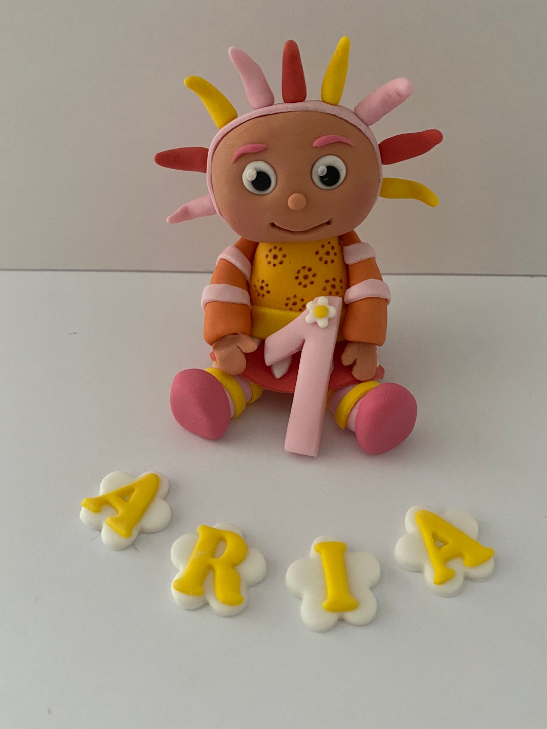 Upsy Daisy in the Night Garden Birthday Handmade Cake Topper Set