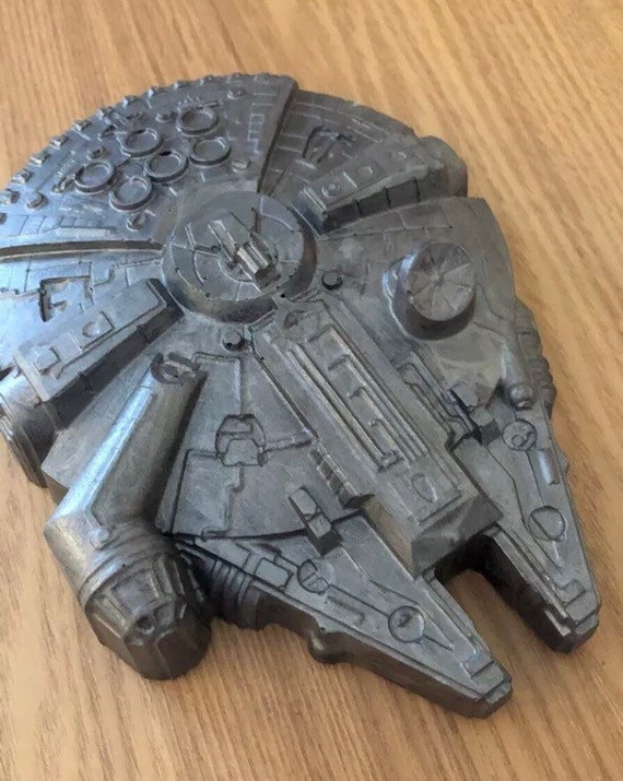 Solid Chocolate Millenium Falcon Cake Topper Star Wars Etsy UK
