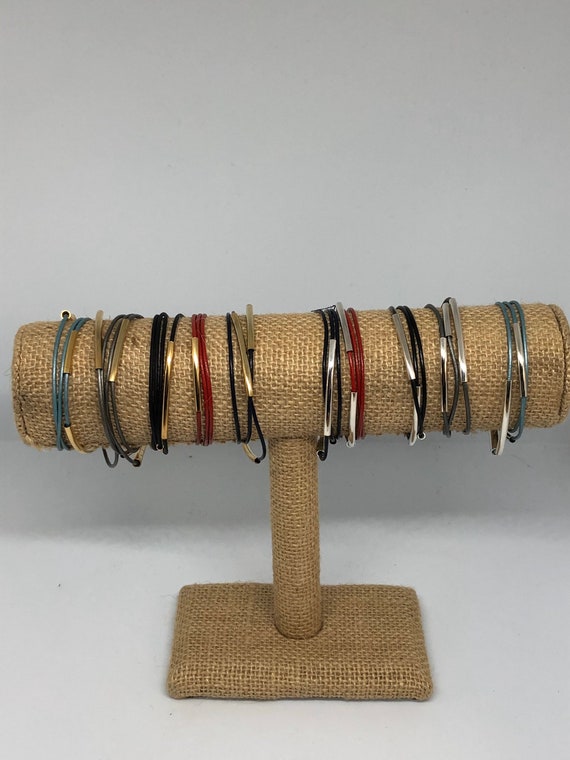 Leather, Magnetic Infinity Bracelet