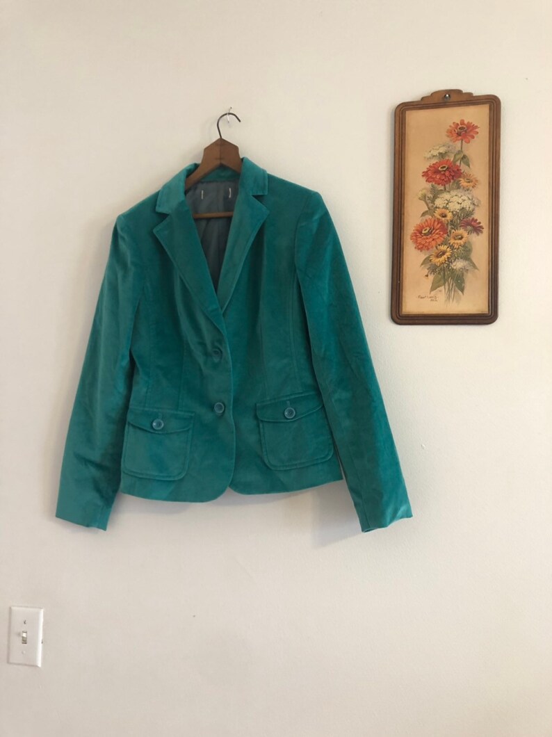 age unknown VINTAGE tagless cotton blazer