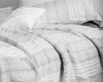 Stripe Duvet Cover Etsy