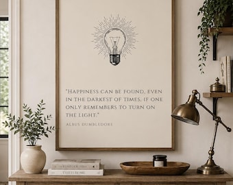 Harry Potter Quote - Digital Wall Art Print - PNG, JPEG, PDF Files