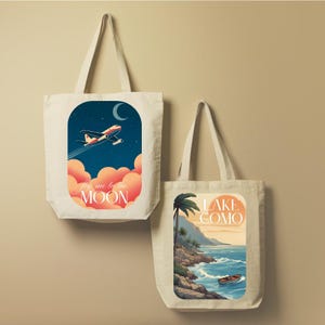 Sublimation Tote Bag Designs – Farmers Market, Retro Coffee (PDF file) image 7