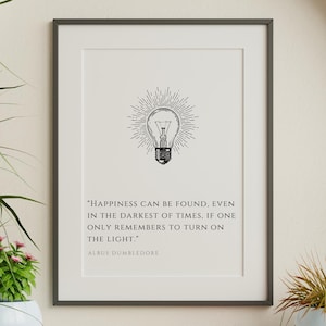 Citazione di Harry Potter - Stampa artistica digitale da parete - File PNG, JPEG, PDF
