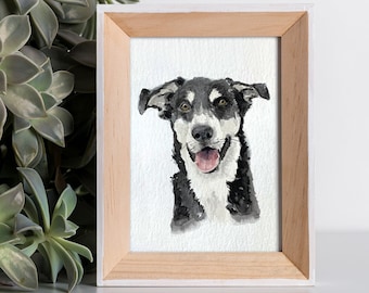 Custom Watercolor Pet Portrait