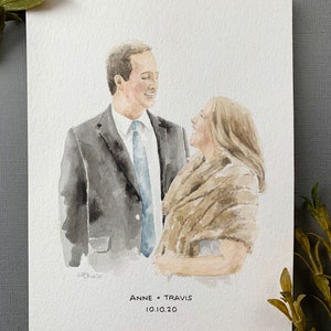 Custom Watercolor Portrait image 1