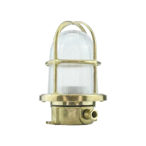 Deckhead Brass Bulkhead Outdoor Waterproof Lamp Light Nautical Image 0