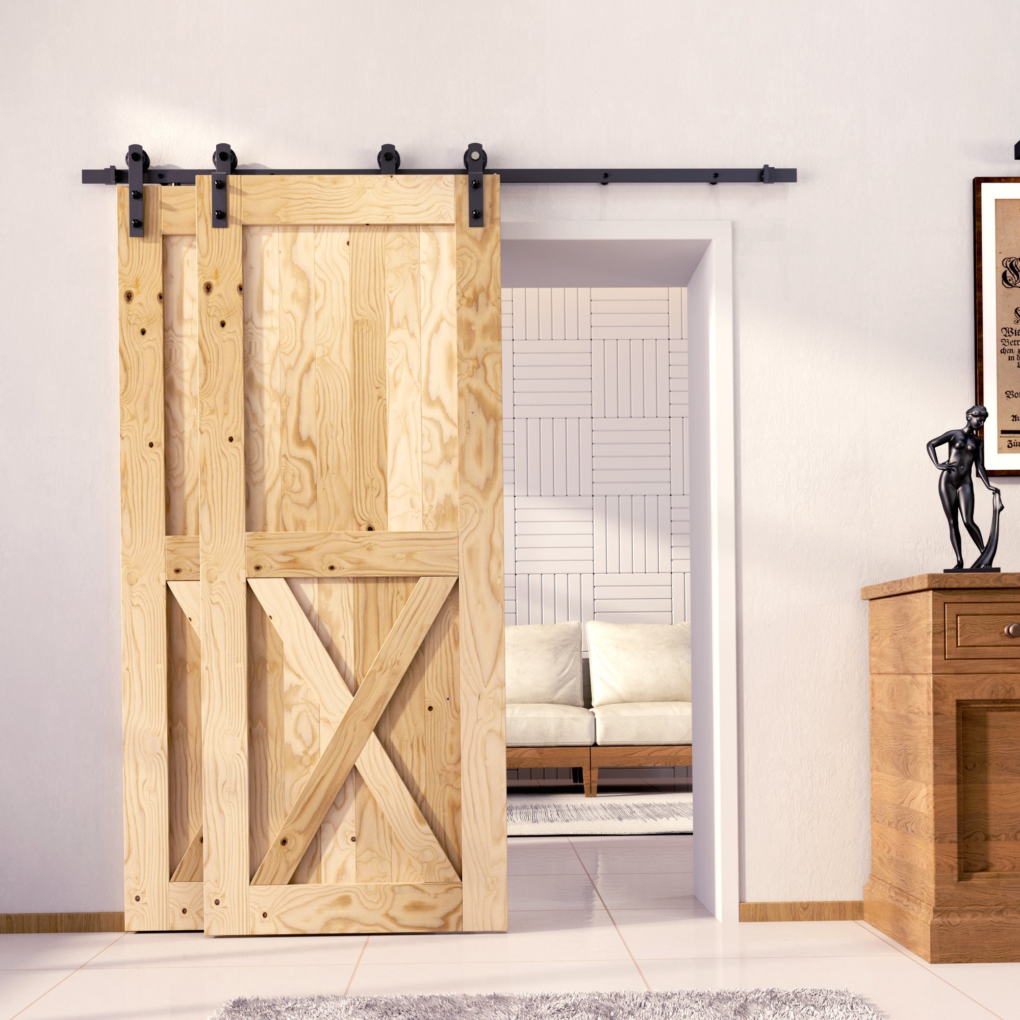 Vertical Plank Barn Door Sliding Door Barn Door With Hardware