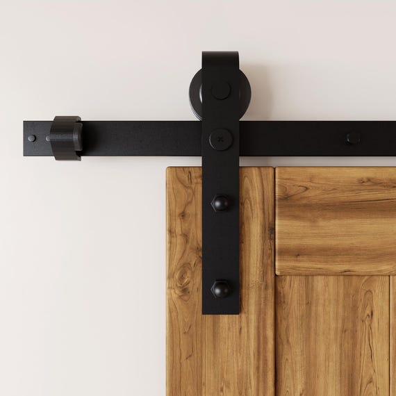 12 ft. Classic Vintage Arrow Sliding Standard Double Track Barn Door Hardware Kit 12 ft. Classic Vintage Arrow Sliding Standard Double Track Barn Door Hardware Kit