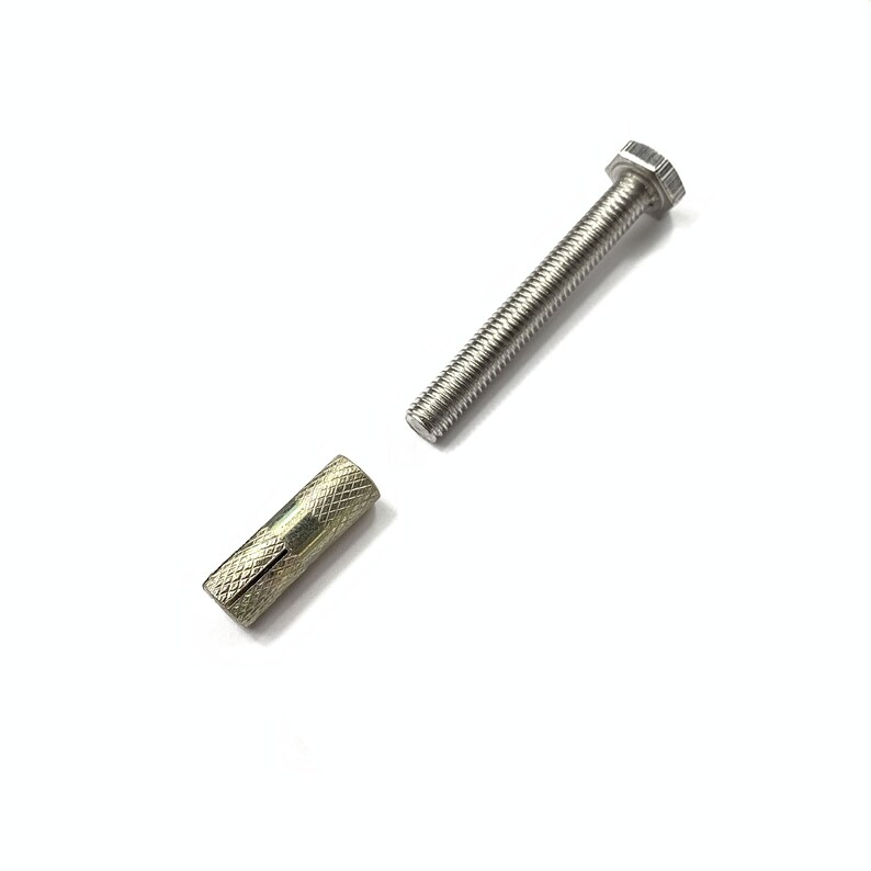 Homacer Brushed Nickel Concrete Lag Bolt / Anchor Set Etsy