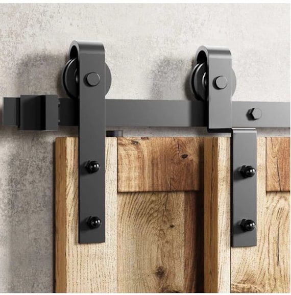 Single Track Bypass Sliding Barn Door Hardware Kit Interior Exterior Use 4 4 5 5 5 5 6 6 6 7 7 5 8 9 10 11 12 13 14 15 16 18 20 Ft Track