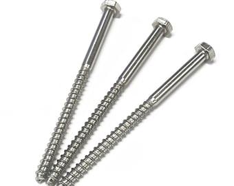 5in Lag Bolt & Spacer Extender Set (Brushed Nickel)