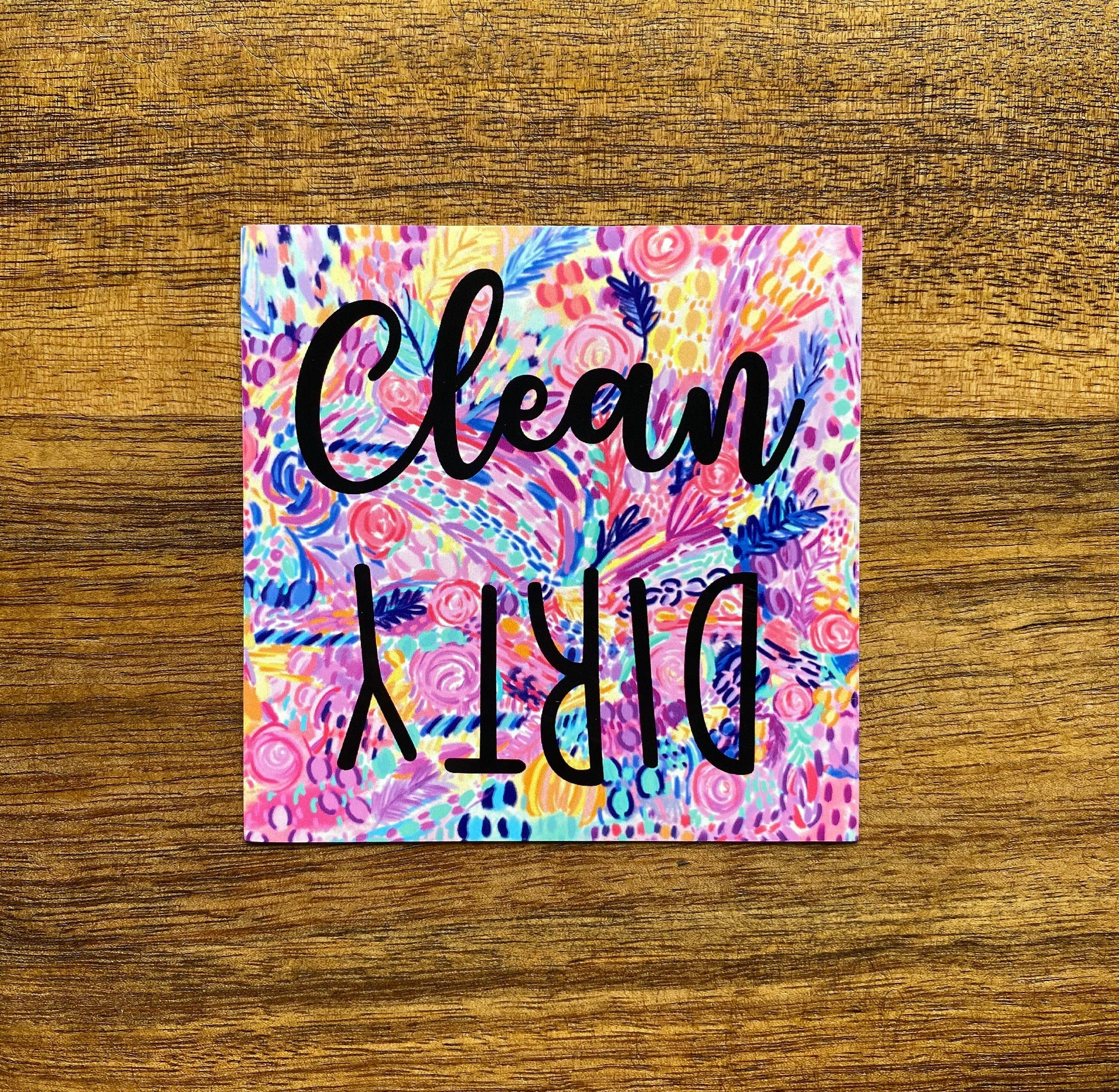 Clean/Dirty Dishwasher Etsy