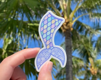 Pegatina de cola de sirena