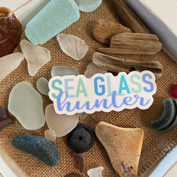 Sea Glass Hunter Sticker