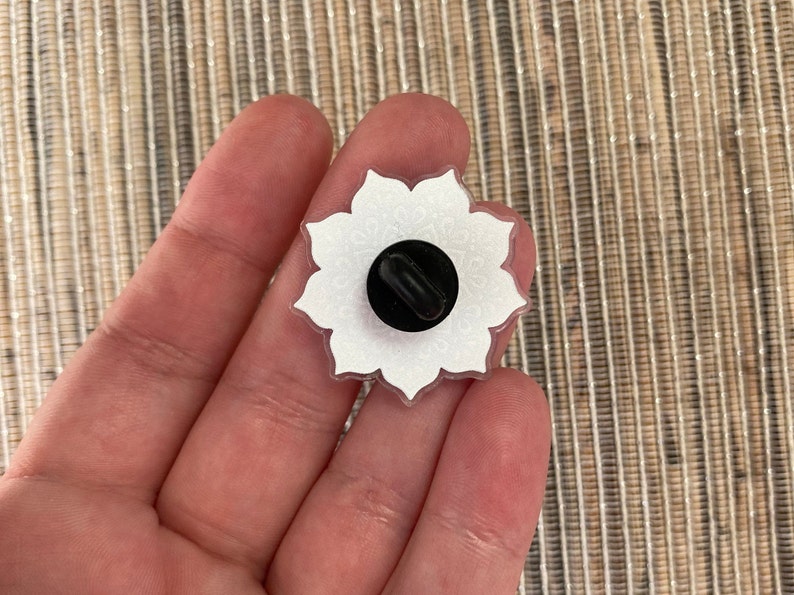 Mandala Acrylic Pin