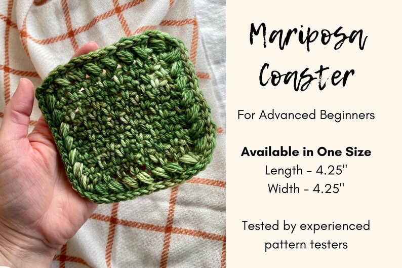 CROCHET PATTERN BUNDLE, Mariposa Blanket, Bookmark, Coaster image 7