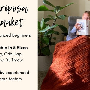 CROCHET PATTERN BUNDLE, Mariposa Blanket, Bookmark, Coaster image 5