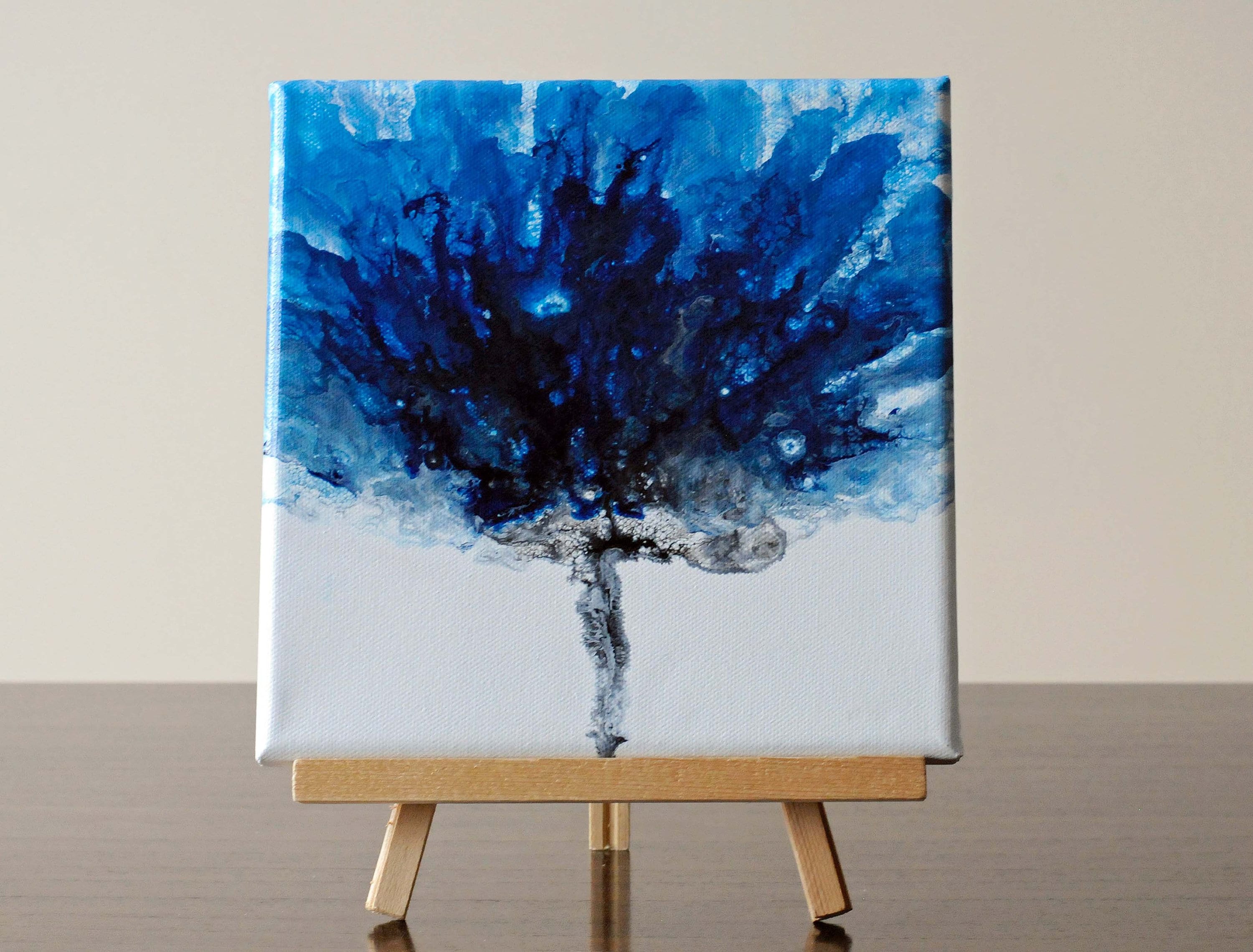 Fluid Acrylic Painting Abstract Art Poured Acrylic Painting Etsy